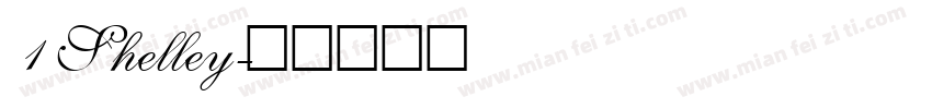 1 Shelley字体转换